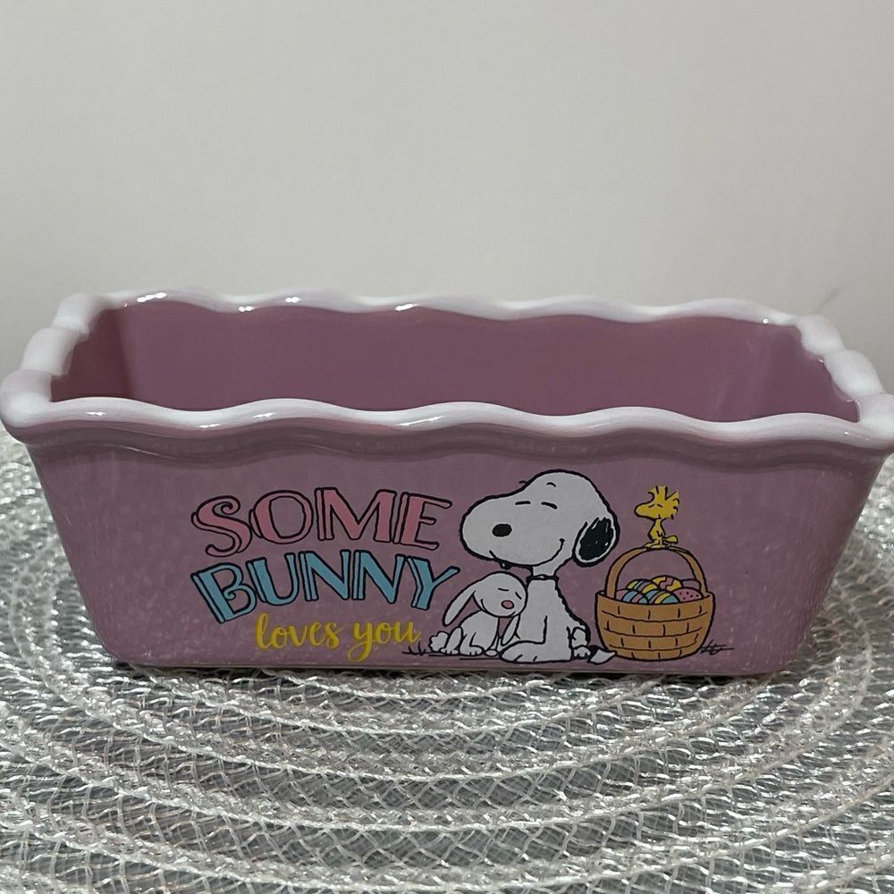 Peanuts Snoopy Mini Loaf Pan NWT